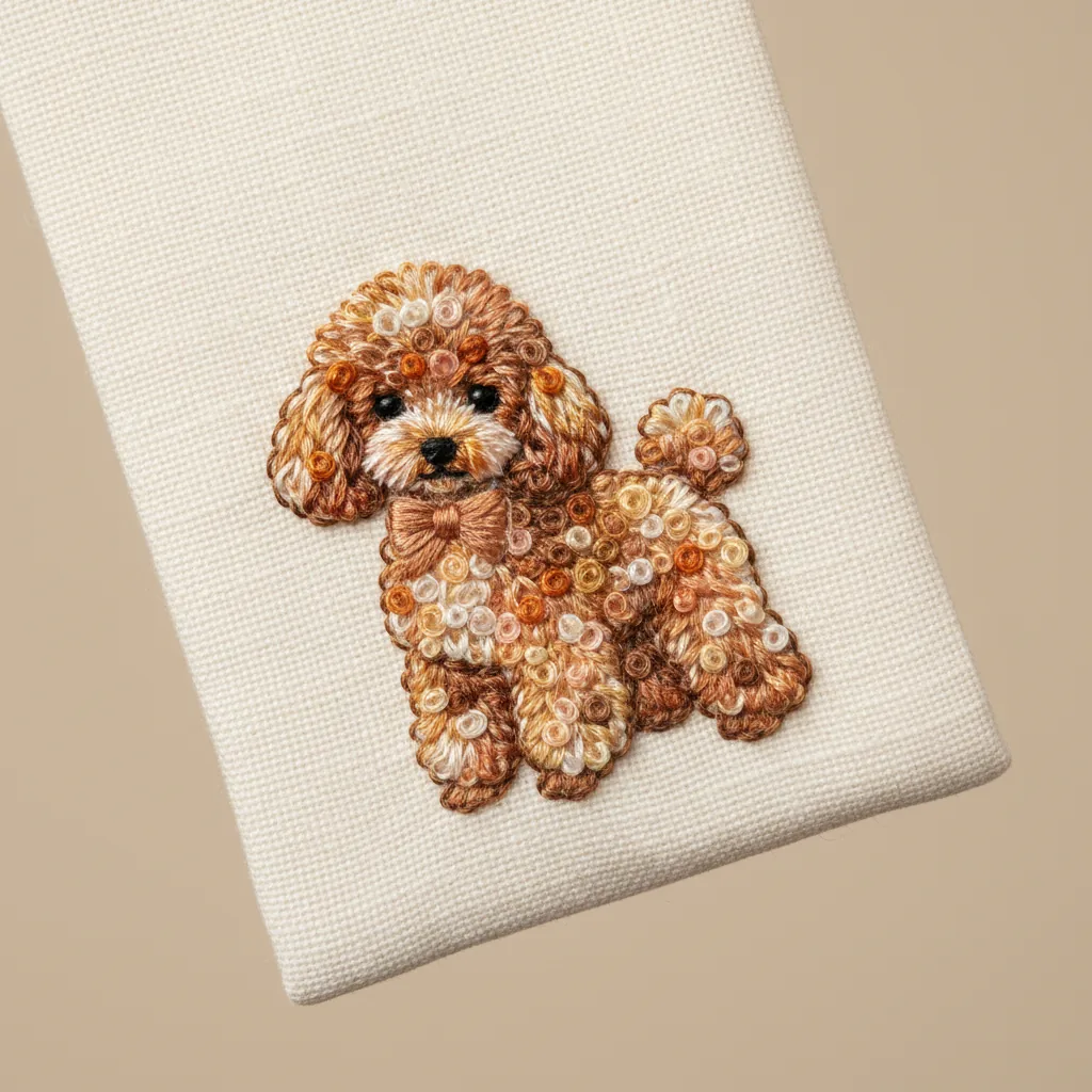 刺繍パーカー