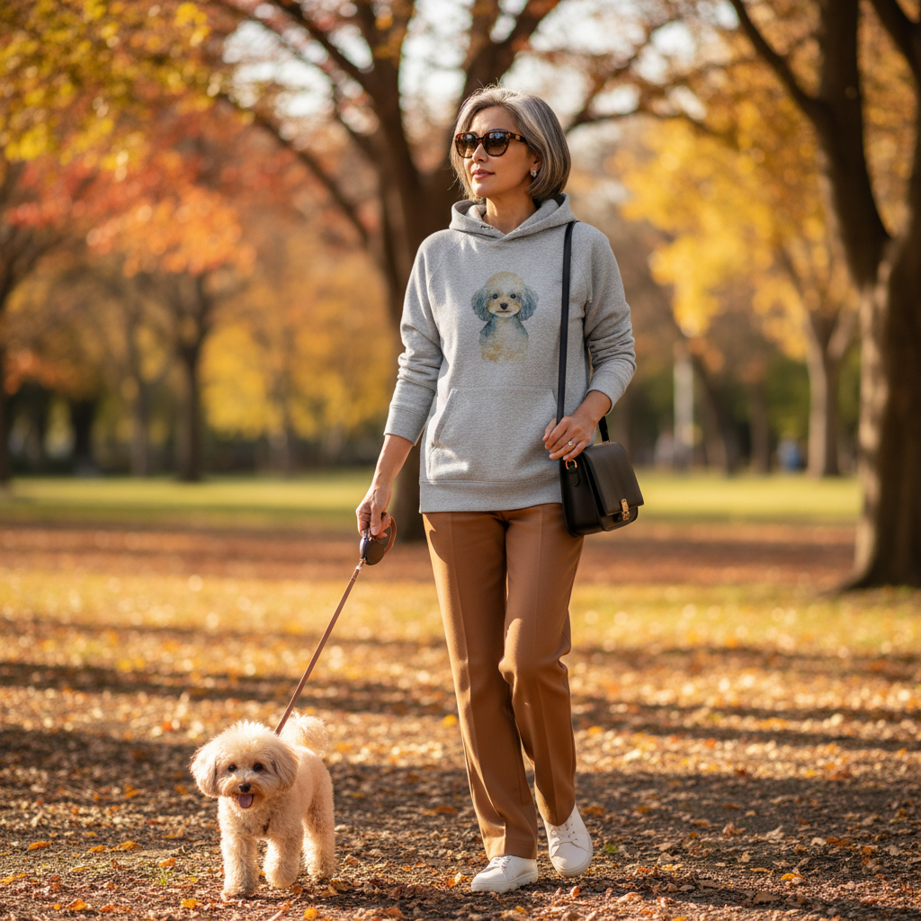 パーカー 左胸ワンポイント